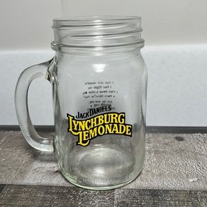 Jack Daniels Lynchburg Lemonade Jar Whiskey Glass Tennessee Whisky Old No7